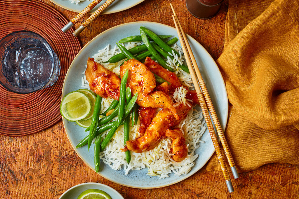 Sticky Thai chilli chicken Southern Coop