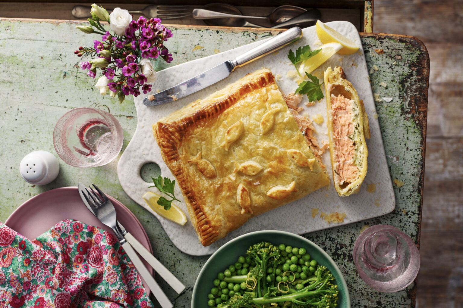 Easy cheesy salmon en croûte Southern Coop