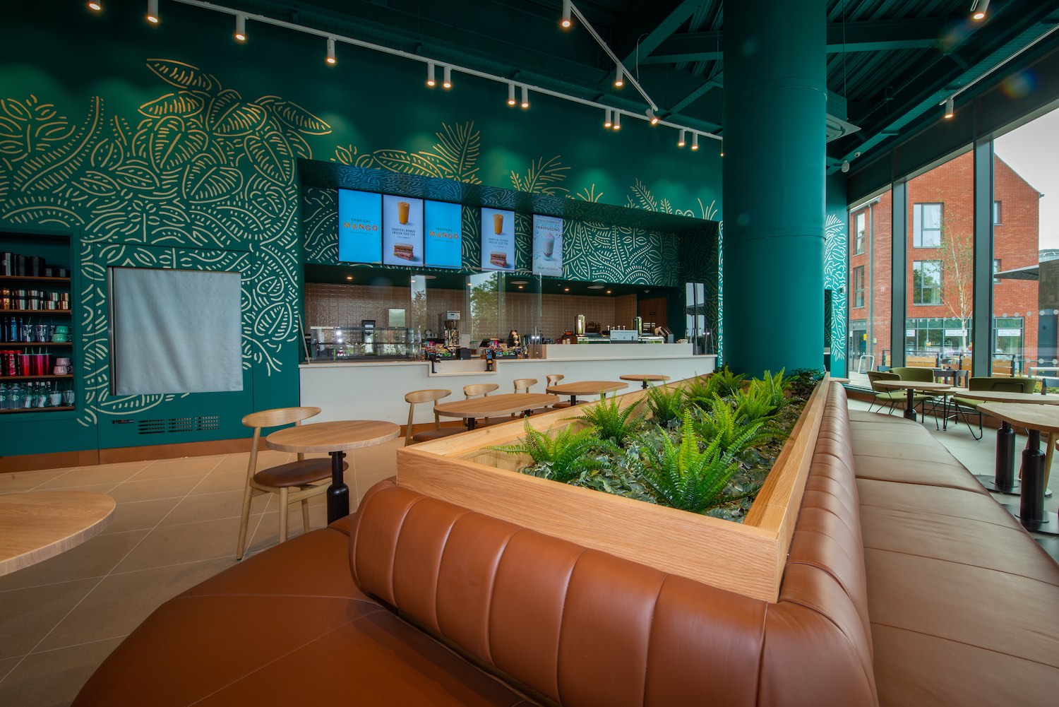 New Starbucks store at Elms Field, Wokingham Southern Coop