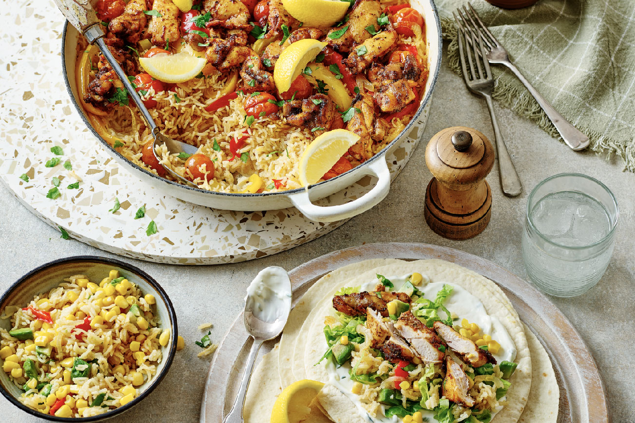 Baked Paprika Chicken with Peppers &amp; Rice - Southern Co-op