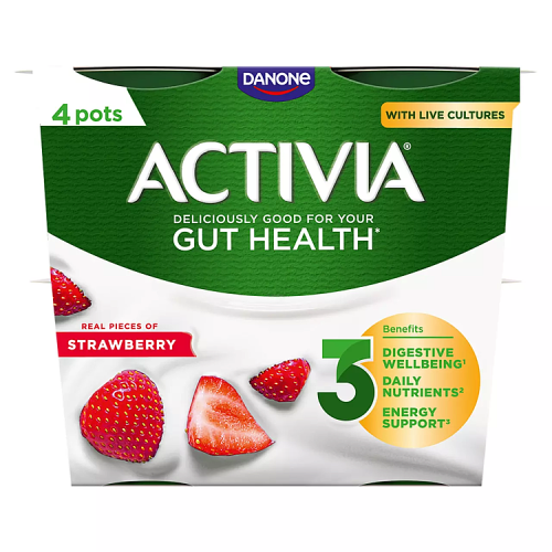 Danone Activia Strawberry 4X115G